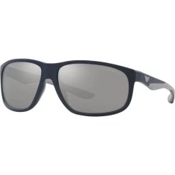 Emporio Armani   EA4199U Matte Blue/Grey Silver Mirror Polarised Lenses