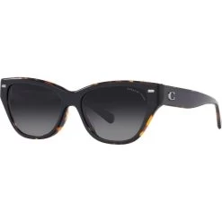 Coach   HC8370F Black And Dark Tortoise/Grey Gradient Polarised Lenses