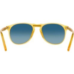 Persol   PO9649S Honey/Light Blue Polarised Glass Lenses -Fashion Sunglasses Store 0PO9649S 204 S3 180A result 68835.1687396395.1280.1280