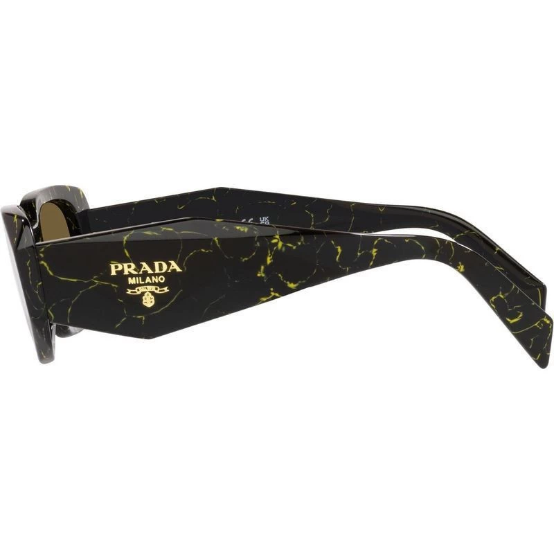 Prada PR17WSF Black And Yellow Marble/Dark Brown Lenses 5 Prada PR17WSF Black And Yellow Marble/Dark Brown Lenses - Image 3