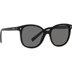 Prada   PR22ZS Black/Dark Grey Polarised Lenses -Fashion Sunglasses Store 0PR 22ZS 1AB5Z1 330A result 78618.1686783405.1280.1280