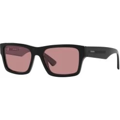 Prada   PR25ZS Black/Fuchsia Polarised Glass Lenses 56 Eye Size