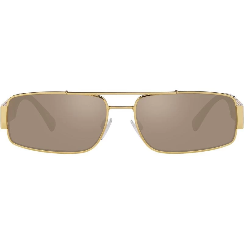 Versace VE2257 Gold/Light Brown And Dark Gold Mirror Lenses 4 Versace VE2257 Gold/Light Brown And Dark Gold Mirror Lenses - Image 2
