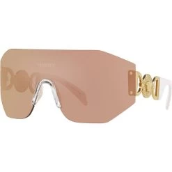 Versace  VE2258 White/Dark Brown And Rose Gold Mirror Lenses