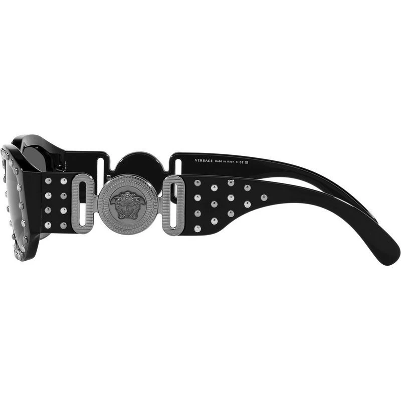 Versace VE4361 Black Silver Studs/Dark Grey Lenses 5 Versace VE4361 Black Silver Studs/Dark Grey Lenses - Image 3