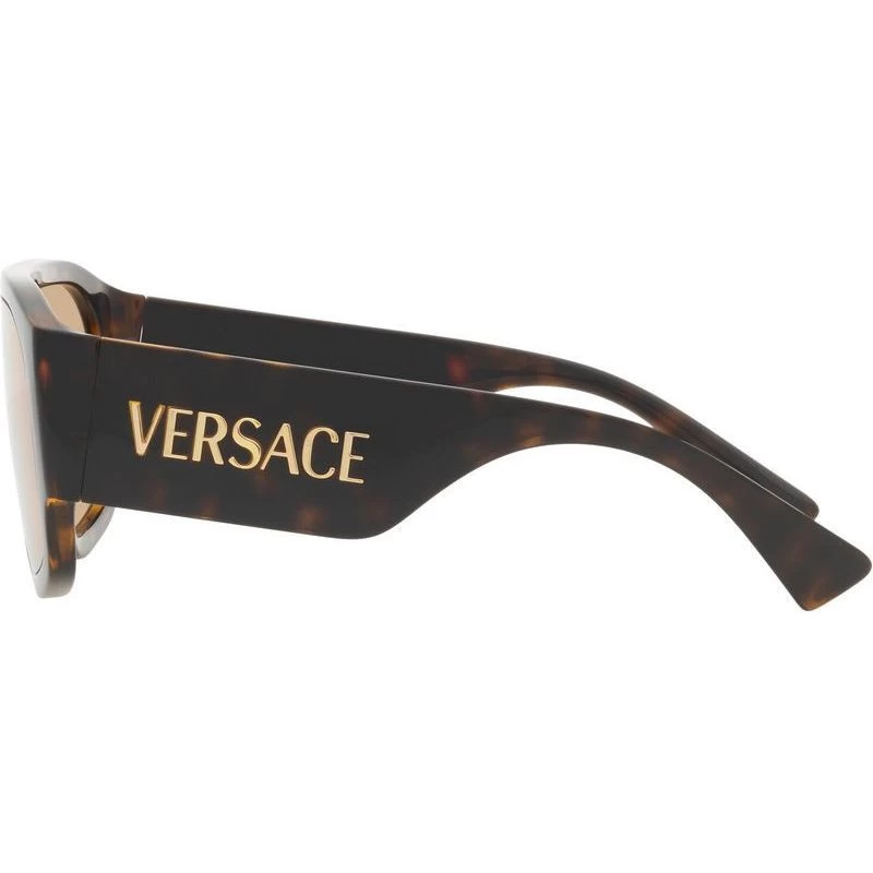 Versace VE4439 Havana/Light Brown Lenses 5 Versace VE4439 Havana/Light Brown Lenses - Image 3