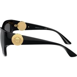 Versace VE4452 Black/Dark Grey Lenses 9 Versace VE4452 Black/Dark Grey Lenses -Fashion Sunglasses Store 0VE4452 GB1 87 P21 shad lt result 01917.1686091462.1280.1280