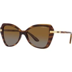 Vogue   VO5479S Striped Dark Havana/Brown Gradient Polarised Lenses