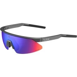 Bolle  Micro Edge Titanium Matte/Volt+ Ultraviolet Mirror Polarised Lenses