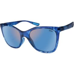 Zeal Optics   Willow Matte Navy Tortoise/Horizon Blue Mirror Polarised Lenses