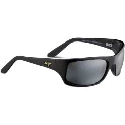 Maui Jim   Peahi Matte Black/Grey Polarised Lenses