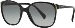 Prada   Conceptual PR01OSA Gloss Black/Grey Gradient Lenses