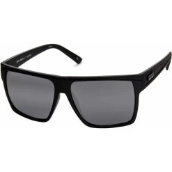 Le Specs   Dirty Magic Matte Black/Silver Flash Mirror Polarised Lenses