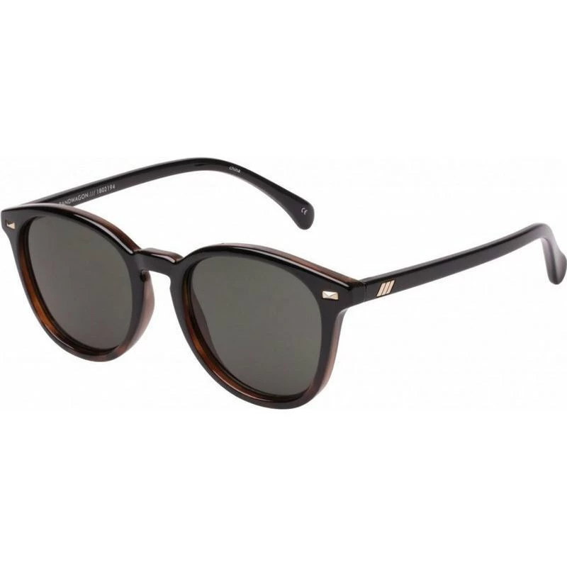 Le Specs   Bandwagon Black Tort/Khaki Lenses