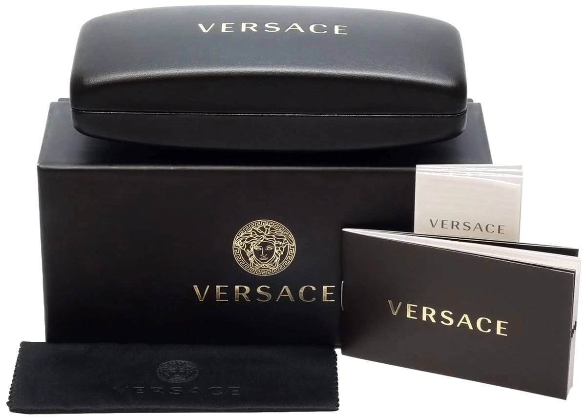 Versace VE4361 Black Silver Studs/Dark Grey Lenses 6 Versace VE4361 Black Silver Studs/Dark Grey Lenses - Image 4