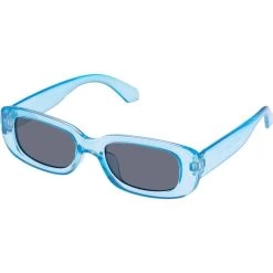 Cancer Council Kids   Budgie - Kids Neon Blue/Smoke Lenses