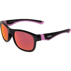 Spotters Kids   Emu Kids Gloss Black And Pink/Red Mirror Polarised Lenses