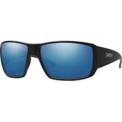 Smith   Guide's Choice XL Matte Black/Chromapop Blue Mirror Glass Polarised Lenses