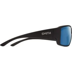 Smith   Guide's Choice XL Matte Black/Chromapop Blue Mirror Glass Polarised Lenses -Fashion Sunglasses Store JAN22 Guides Choice Matte Black 20494712462QG SIDE result 83036.1681357968.1280.1280