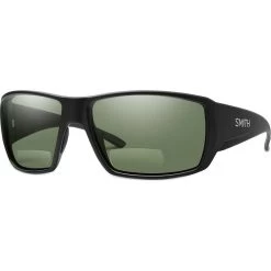 Smith   Guides Choice Matte Black/Bifocal +2.0 Grey Green Polarised Lenses