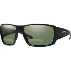Smith   Guides Choice Matte Black/Bifocal +2.5 Grey Green Polarised Lenses