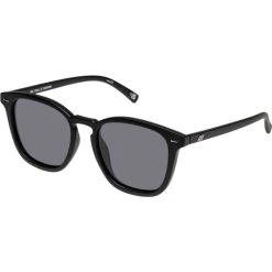 Le Specs   Big Deal Matte Black/Smoke Polarised Lenses