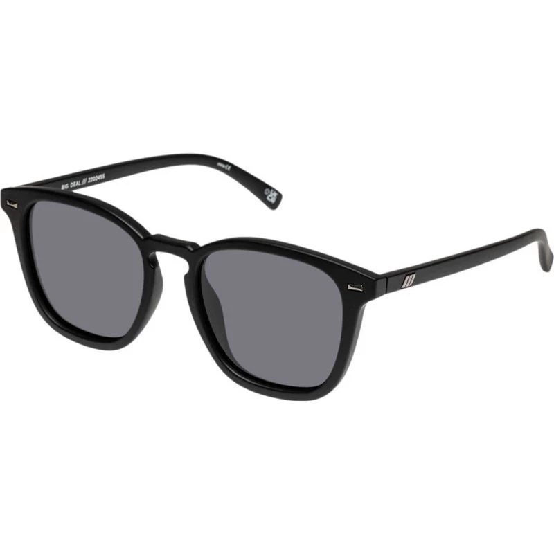 Le Specs Big Deal Matte Black/Smoke Polarised Lenses 3 Le Specs Big Deal Matte Black/Smoke Polarised Lenses