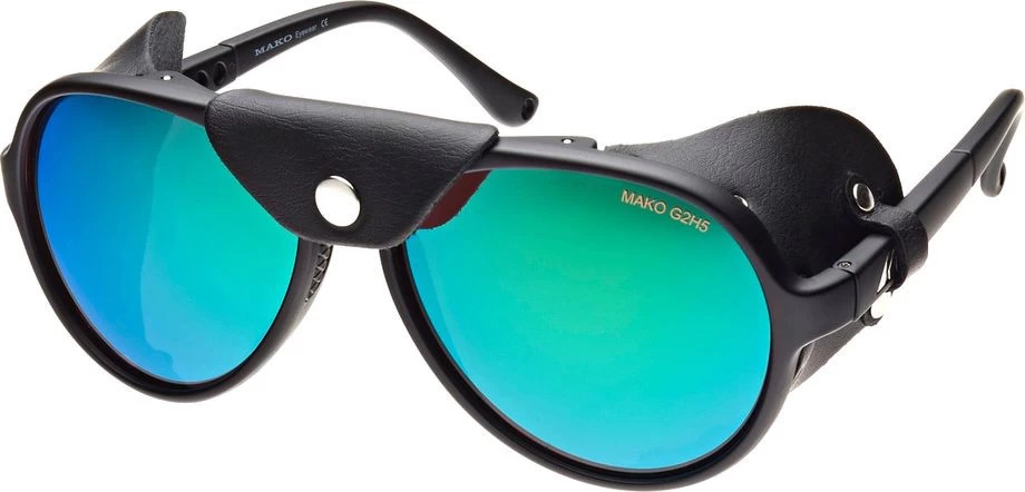Mako Explorer Matte Black/Rose Green Mirror HD Polarised Glass Lenses 3 Mako Explorer Matte Black/Rose Green Mirror HD Polarised Glass Lenses