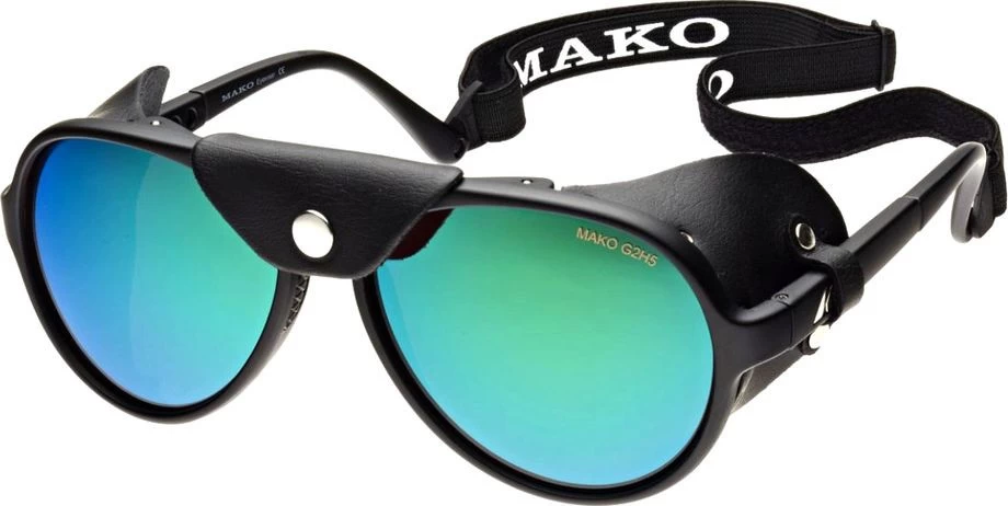 Mako Explorer Matte Black/Rose Green Mirror HD Polarised Glass Lenses 5 Mako Explorer Matte Black/Rose Green Mirror HD Polarised Glass Lenses - Image 3