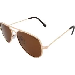 Mangrove Jacks Kids   Mangrove Jacks Kids 059 Gold/Dark Brown Polarised Lenses
