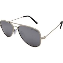 Mangrove Jacks Kids   Mangrove Jacks Kids 059 Silver And Black/Silver Mirror Polarised Lenses