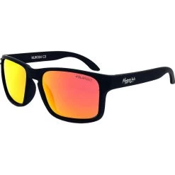 Mangrove Jacks Kids   Mangrove Jacks Kids 064 Matte Black/Red Mirror Polarised Lenses