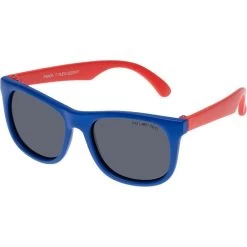 Cancer Council Kids   Panda Flexi - Toddler Electric Blue And Red/Smoke Polarised Lenses