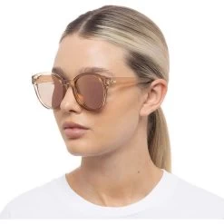 Le Specs   Paramount Tan/Brass Mirror Lenses -Fashion Sunglasses Store Paramount Tan Sunglasses Face Angle result 14742.1690950694.1280.1280