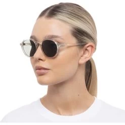 Le Specs   Speed Of Night Clear Shadow/Khaki Lenses -Fashion Sunglasses Store Speed of Night Clear Shadow Sunglasses Face Angle result 69846.1690952225.1280.1280