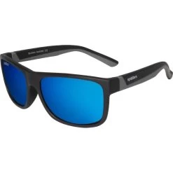 Spotters Kids   Wombat Kids Matte Black And Grey/Blue Mirrored Polarised Lenses