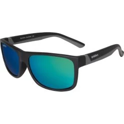 Spotters Kids   Wombat Kids Matte Black And Grey/Green Mirror Polarised Lenses