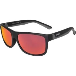 Spotters Kids   Wombat Kids Matte Black And Grey/Red Mirror Polarised Lenses
