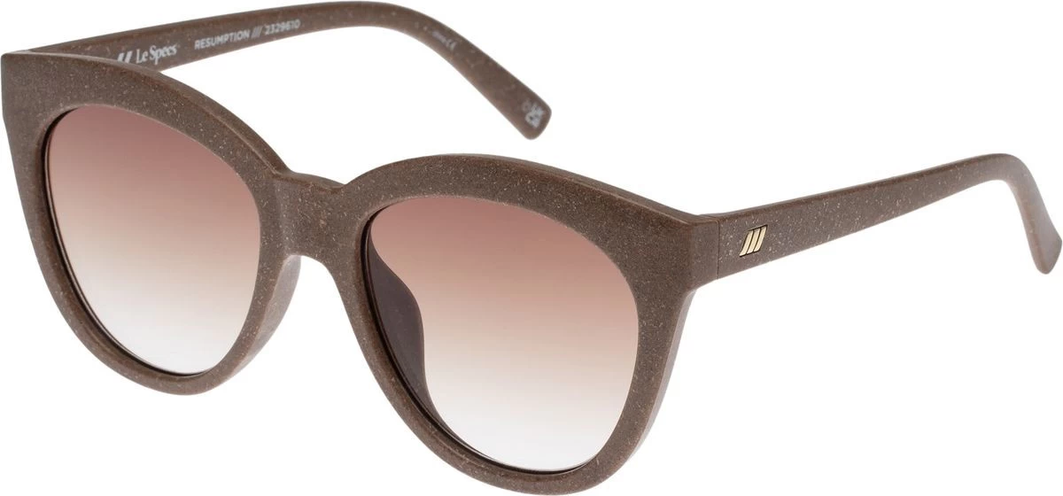 Le Specs Resumption - Le Sustain Coffee Grounds/Brown Gradient Lenses 3 Le Specs Resumption - Le Sustain Coffee Grounds/Brown Gradient Lenses